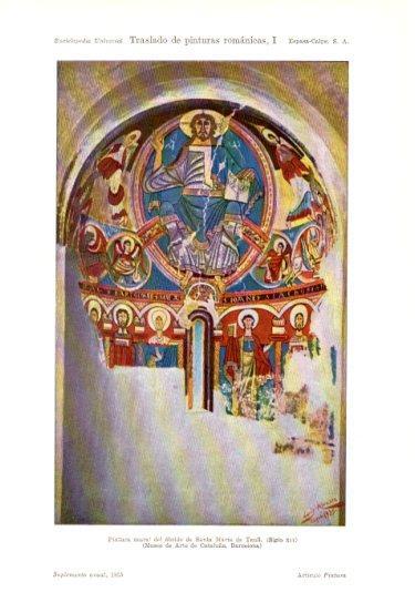 LAMINA V47992: Pintura del abside de Santa Maria de Taull