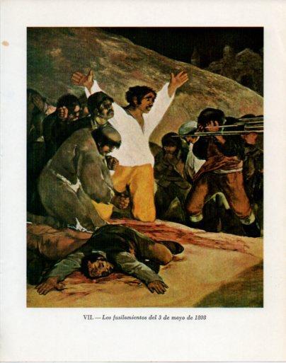LAMINA V47980: Los fusilamientos del 3 de mayo de 1808