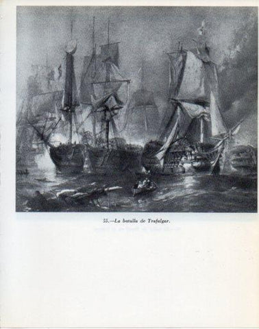 LAMINA V47979: La batalla de Trafalgar