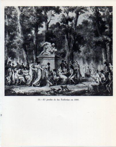 LAMINA V47978: El jardin de las Tullerias en 1808