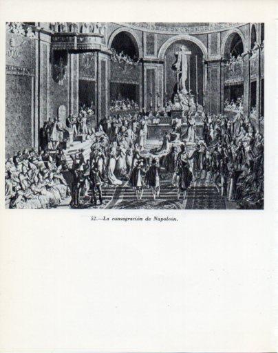 LAMINA V47975: La consagracion de Napoleon