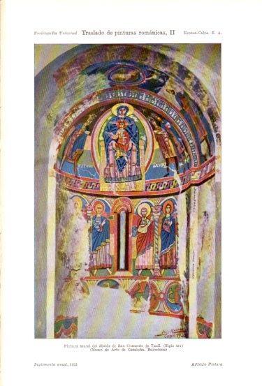LAMINA V47993: Pintura del abside de Santa Maria de Taull