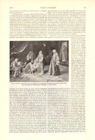 LAMINA V47998: Santa Casilda sorprendida por su padre por J. Nogales