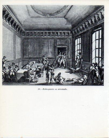 LAMINA V47974: Robespierre es arrestado
