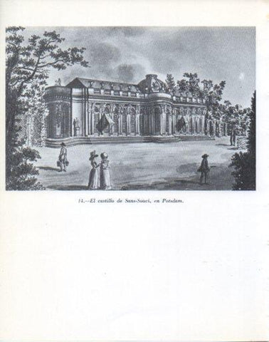 LAMINA V47947: Castillo de Sans-Souci en Postdam
