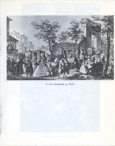 LAMINA V47938: La circulacion en Paris