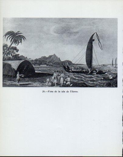 LAMINA V47955: Vista de la isla de Ulietea