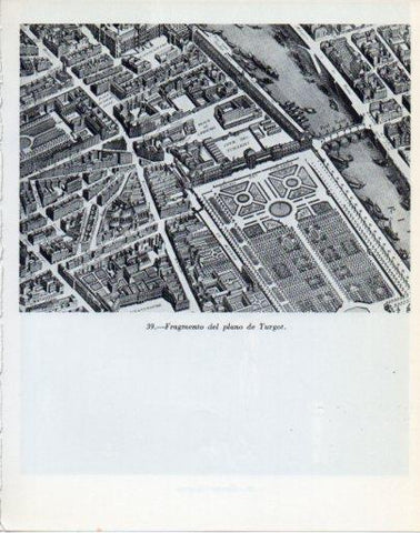 LAMINA V47969: Fragmento del plano de Turgot