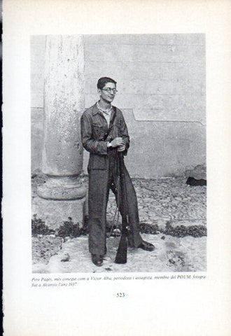 LAMINA V47740: Pere Pages conegut com a Victor Alba, Alcanyis 1937