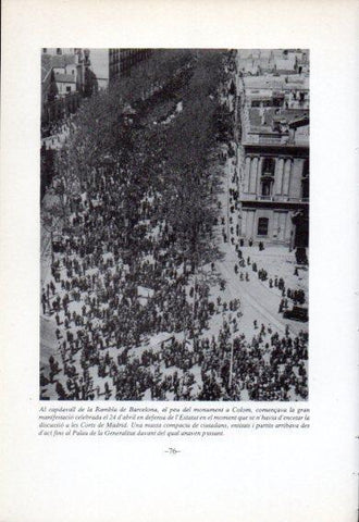 LAMINA V47769: Manifestacio a la Rambla de Barcelona en defensa de l'Estatut