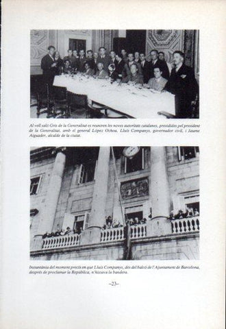 LAMINA V47763: Lluis Companys proclama la Republica Ajuntament de Barcelona
