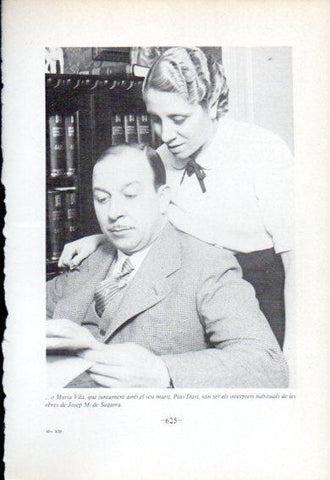 LAMINA V47755: Maria Vila amb Pius Davi