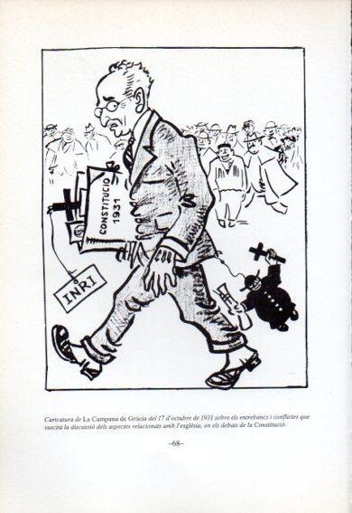 LAMINA V47771: Caricatura de La Campana de Gracia octubre 1931