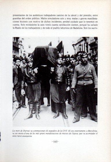 LAMINA V47707: Enterrament de Durruti a Barcelona