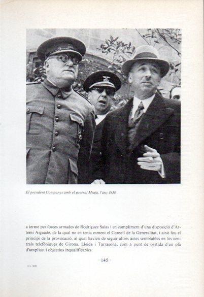 LAMINA V47705: President Companys amb general Miaja 1938