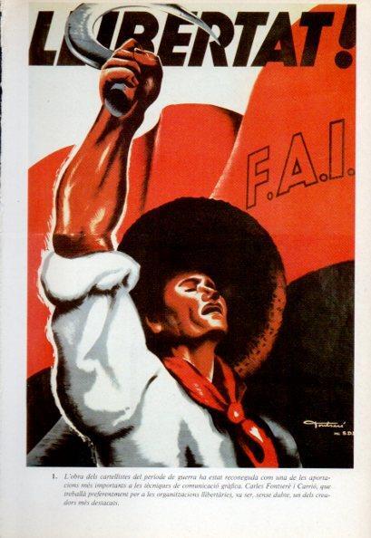 LAMINA V47701: Cartell Llibertat per Carles Fontsere Guerra Civil