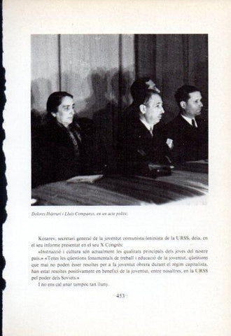 LAMINA V47732: Dolores Ibarruri i Lluis Companys