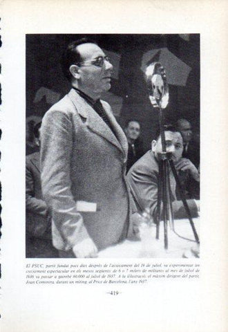 LAMINA V47729: Joan Comorera miting al Price de Barcelona 1937