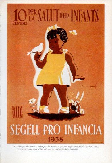 LAMINA V47721: Cartell pro infancia 1938 Guerra Civil