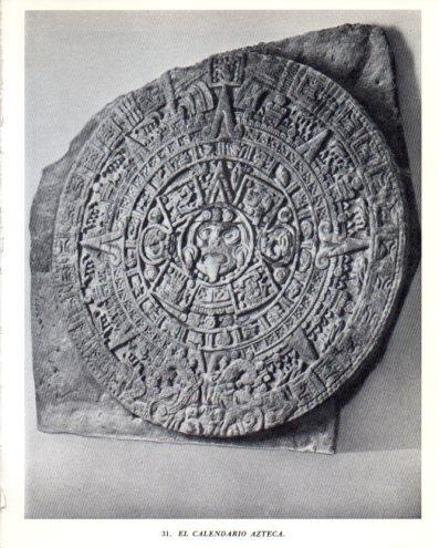 LAMINA V47826: El calendario Azteca