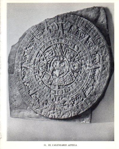 LAMINA V47826: El calendario Azteca
