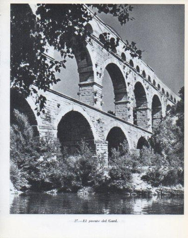 LAMINA V47851: Puente del Gard, Francia
