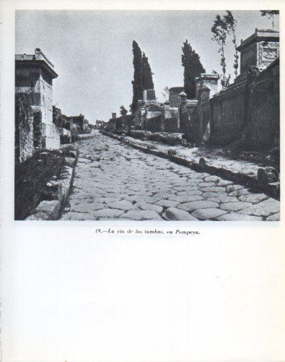 LAMINA V47842: La via de las tumbas en Pompeya
