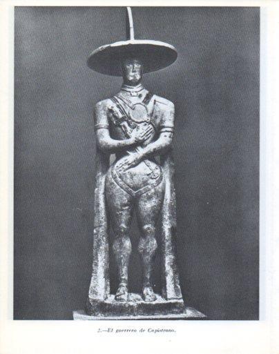 LAMINA V47838: Guerrero de Capistrano figurilla