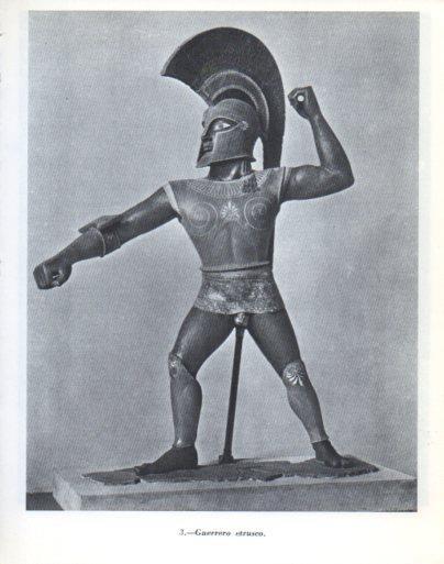 LAMINA V47837: Guerrero etrusco