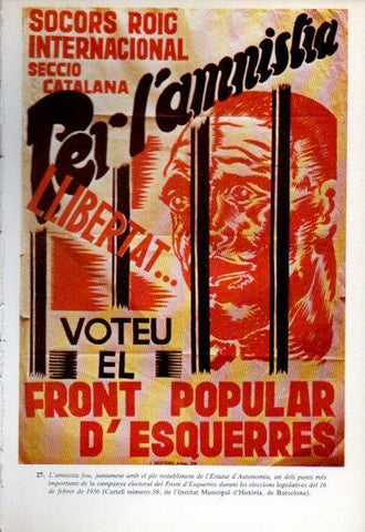 LAMINA V47804: Cartell Front Popular d'Esquerres febrer 1936
