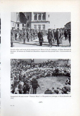 LAMINA V47795: Parada militar per la inaguracio del Museu d'Art de Catalunya 1934