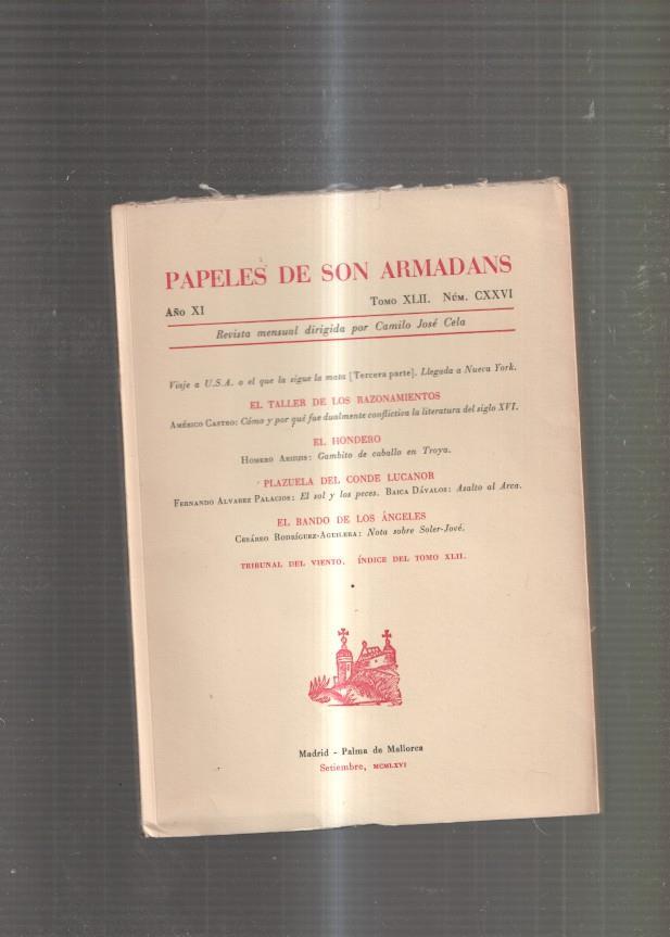 Papeles de Son Armadans Tomo 42 numero 126 : El taller de los razonamientos: