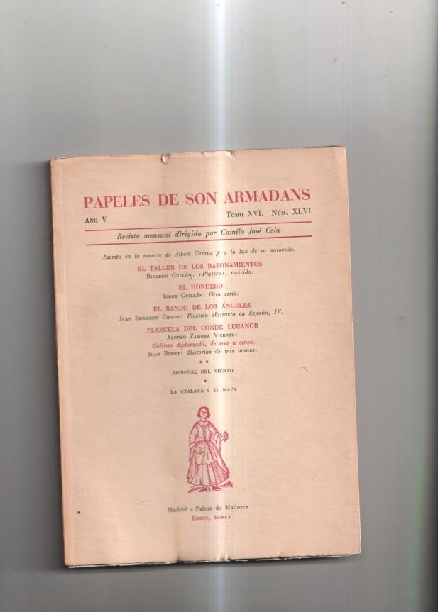 Papeles de Son Armadans Tomo 16 numero 46: El taller de los razonamientos-