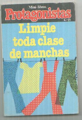 Mini libros protagonistas numero 15: Limpie toda clase de manchas