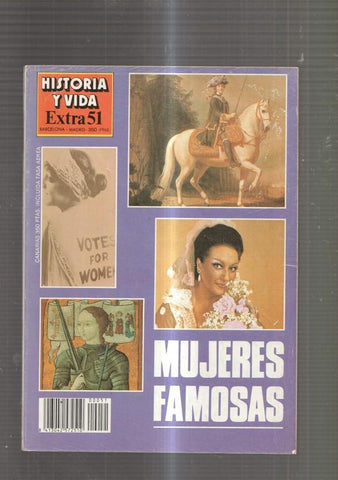Historia y Vida Extra numero 51: Mujeres famosas- Cleopatra- Livia, primera em-