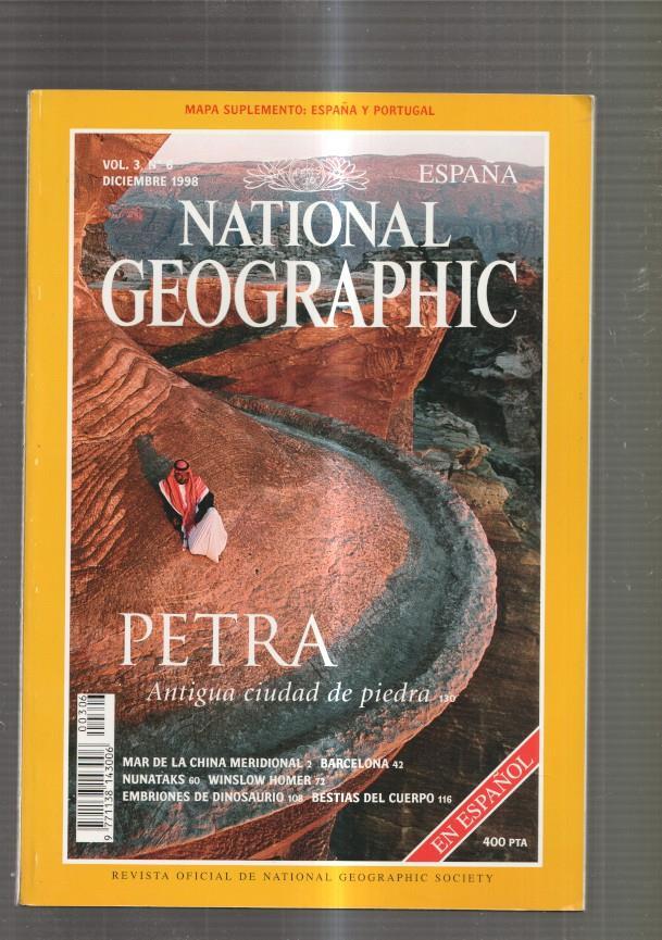 National Geographic vol. 3 numero 6: Petra, antigua ciudad de piedra- Mar de