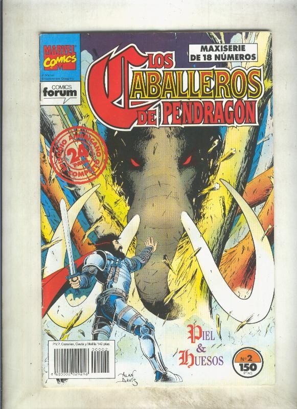 Los Caballeros de Pendragon numero 02: Piel de huesos