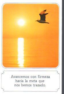 POSTAL PV12752: Postal de la amistad. Avancemos con firmeza hacia la meta que nos hemos trazado