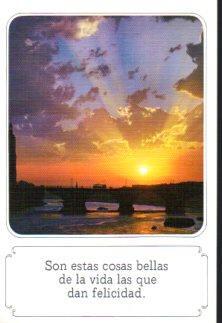 POSTAL PV12720: Postal de la amistad. Son estas cosas bellas