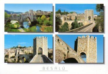 POSTAL PV12666: Vistas de Besalu