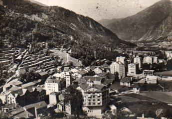 POSTAL PV12653: Vista general de Les Escaldes, Andorra