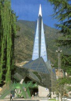 POSTAL PV12698: Entrada Balneario Caldea, Andorra