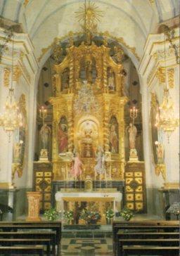 POSTAL PV12694: Altar Mayor en Santuario de Vallivana, Morella