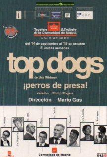 POSTAL PV12806: Teatro Albeniz de Madrid obra Top dogs 