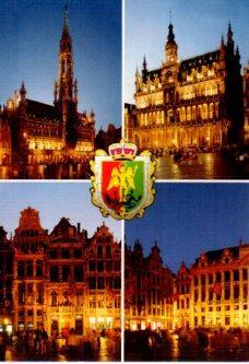 POSTAL PV12914: Vistas varias de Bruselas