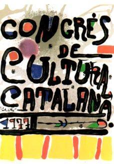 POSTAL PV12900: Cartell Congres de Cultura Catalana per Joan Miro 1977