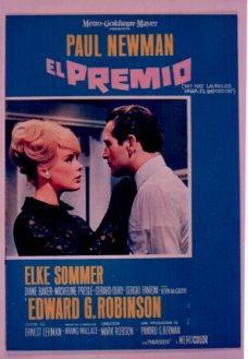 POSTAL PV12911: Paul Newman y Elke Sommer en El Premio