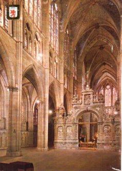 POSTAL PV12870: Catedral de Leon. Trascoro