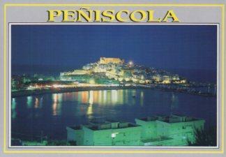 POSTAL PV12400: Vista nocturna de Peñiscola