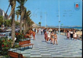 POSTAL PV12408: Playa Postiguet, Alicante